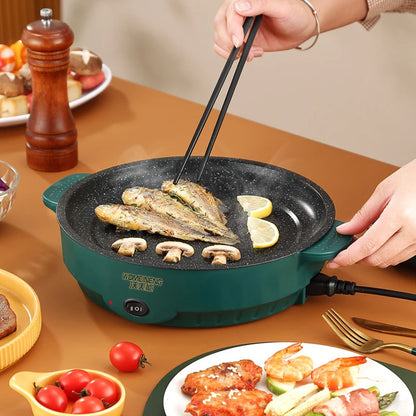 Electric MultiCooker Frying Pan – Compact Non-Stick Cooking Solution