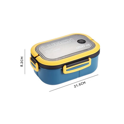 YOCITY 1200ML Leakproof Lunch Box – Double Layer Bento Box with Spoon