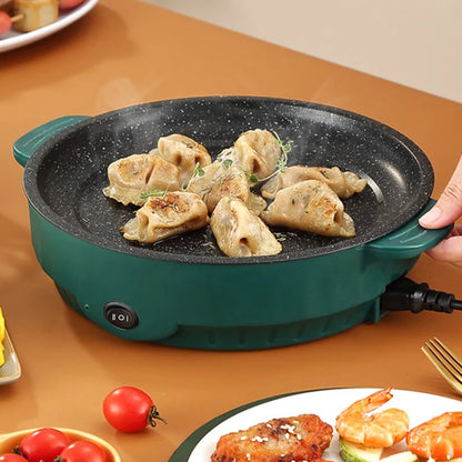 Electric MultiCooker Frying Pan – Compact Non-Stick Cooking Solution