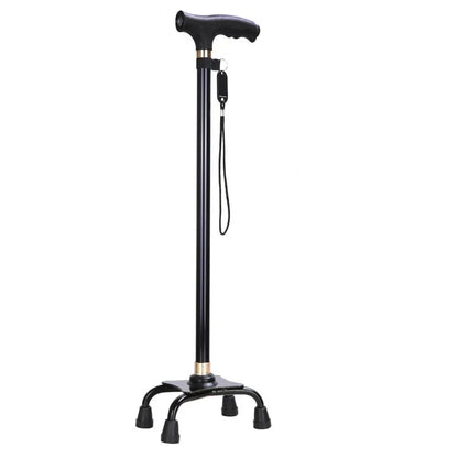 LED Walking Stick for Elderly – Adjustable Aluminum Support Cane with Non-Slip Base