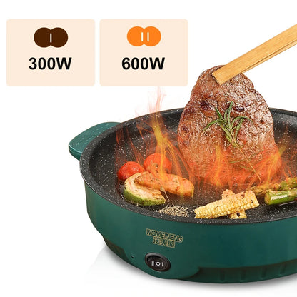 Electric MultiCooker Frying Pan – Compact Non-Stick Cooking Solution