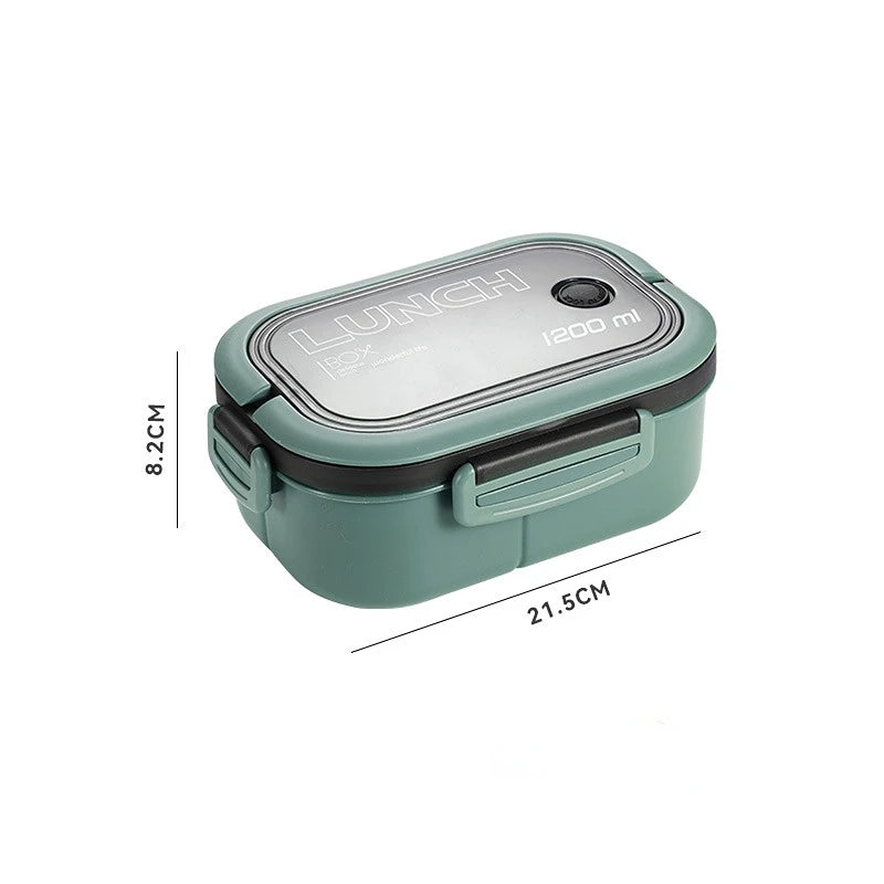 YOCITY 1200ML Leakproof Lunch Box – Double Layer Bento Box with Spoon