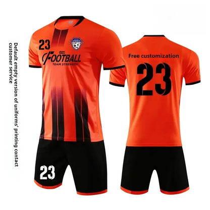 Men's Custom Football Kit Competition Teamwear Children's Sports Apparel Printed Training Clothes Football Match Uniform