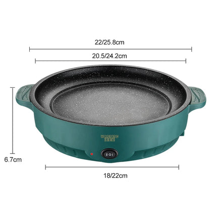 Electric MultiCooker Frying Pan – Compact Non-Stick Cooking Solution
