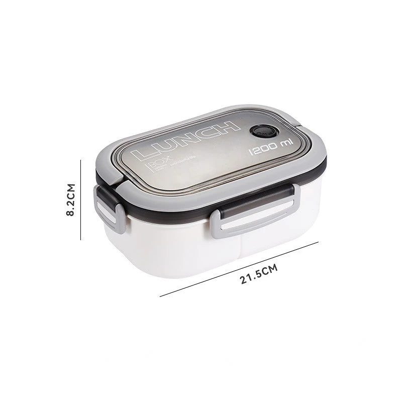 YOCITY 1200ML Leakproof Lunch Box – Double Layer Bento Box with Spoon